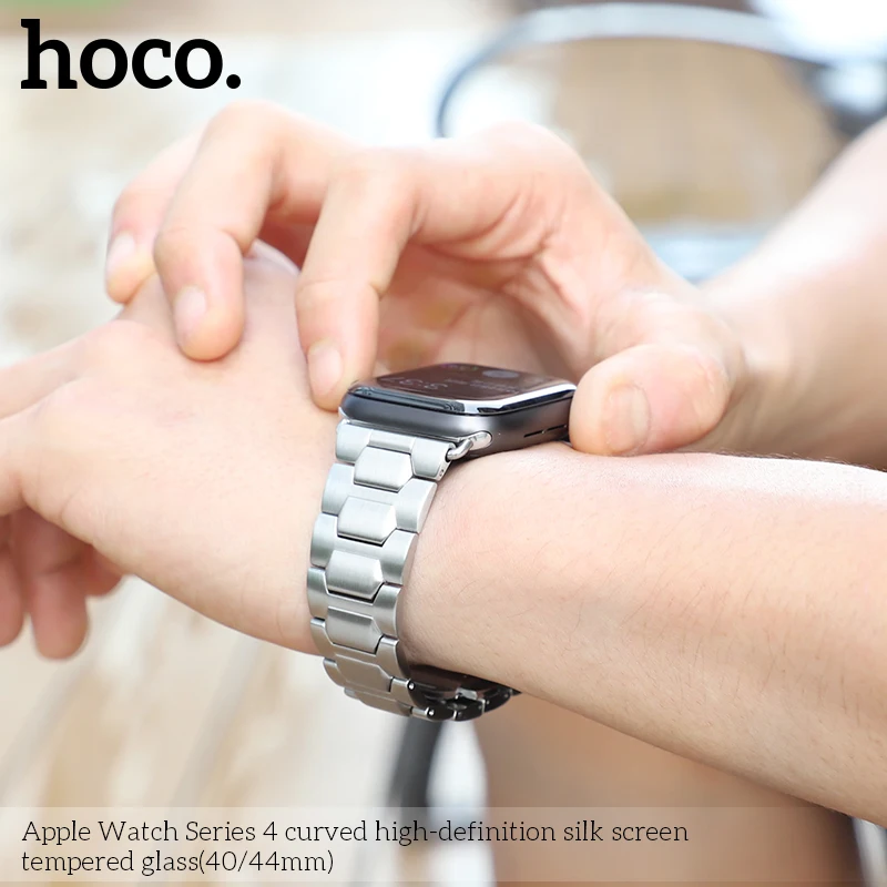 HOCO 9H 3D изогнутая полноразмерная пленка для экрана из закаленного стекла для Apple Watch iWatch серии 5 серии 4 40 мм 44 мм Защитная пленка для экрана