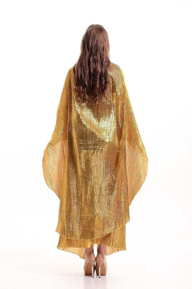 

The cleopatra ancient egypt Queen Long golden dress Carnival Cosplay Costume Adult Fantasia Maxi dress halloween costumes