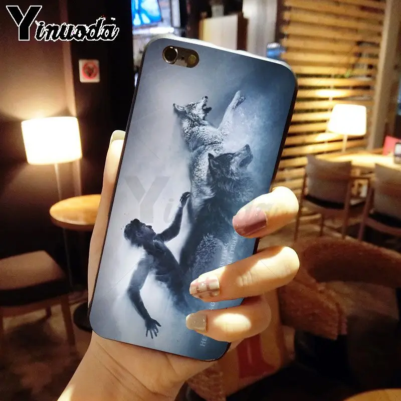 Yinuoda ТВ серии Teen Wolf TPU черный силиконовый мягкий чехол для телефона iphone X XS MAX 8 7plus 5S