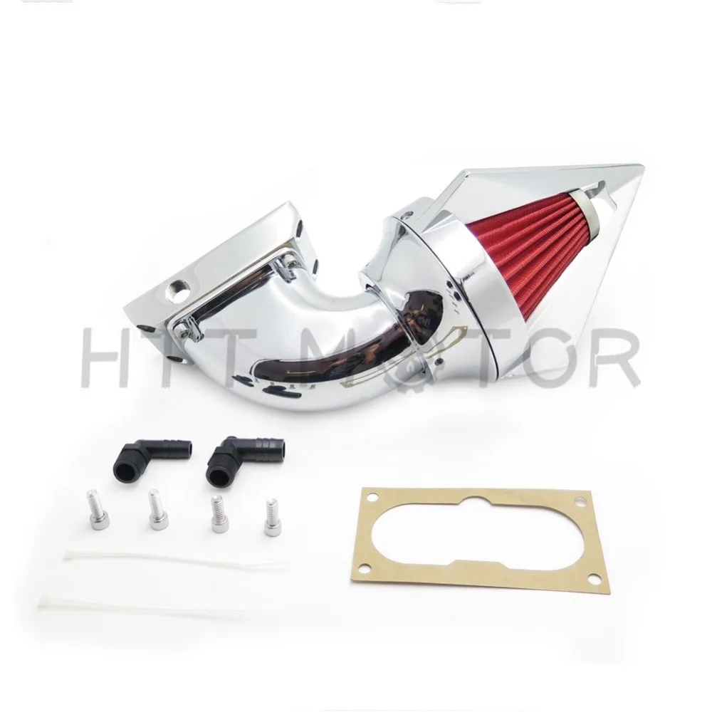 Aftermarket free shipping motorcycle parts Cone Spike Air Cleaner kit intake for Kawasaki All Vulcan 2000 Classic LT CHROME | Автомобили и