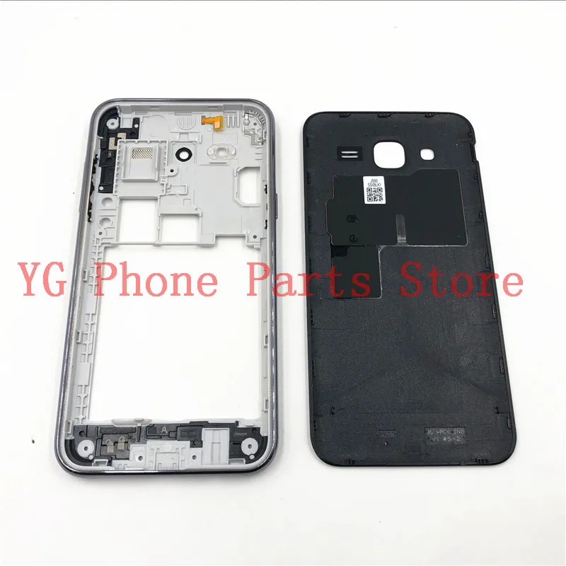 Оригинальный корпус телефона средней рамки для Samsung Galaxy J5 2015 J500 J500F J500H J500M J500FN с