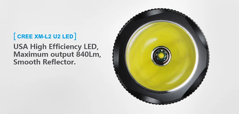 XTAR TZ20 тактический фонарь CREE XM-L2 U2 светодио дный max 840 Люмен луч расстоянии 200 м Ручной Факел для Открытый Поиск спасения