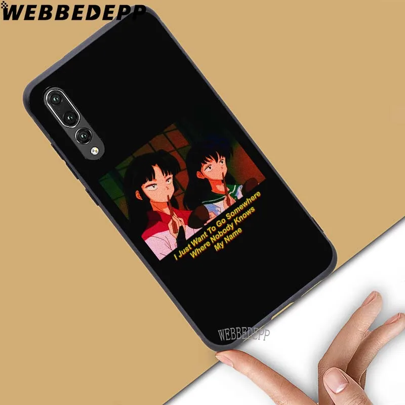 14 WEBBEDEPP Эстетическая аниме мягкий чехол для huawei для НУА Вэй слава 6 7A Pro 7C 8C 7X8X8 9 10 lite Note10 - Цвет: 14