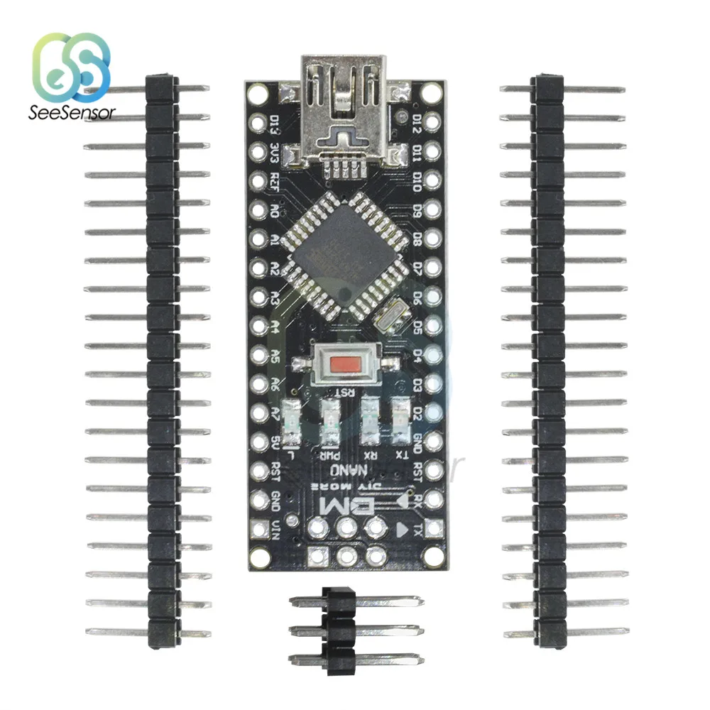 

Плата микроконтроллера PL2303TA Nano 3,0 4,0 ATmega328P 5 в 16 МГц для USB-драйвера Arduino, Комплект «сделай сам» с поддержкой Win7/10/XP