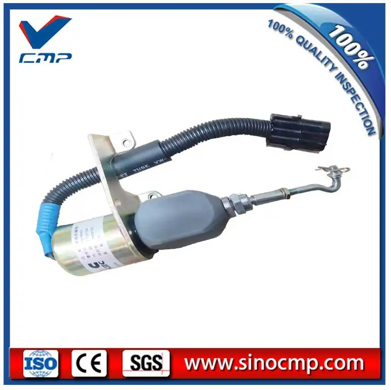 Электромагнит для остановки топлива экскаватора Cummins 6CT 4942879 C5254169|solenoid|solenoid fuel |