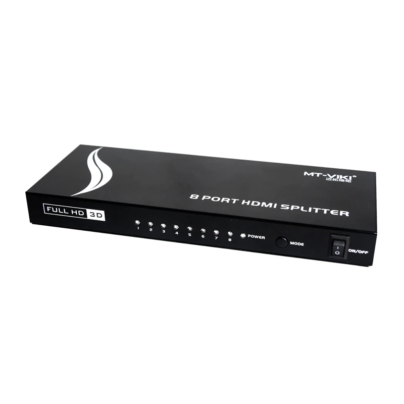 Разветвитель HDMI с 8 портами для совместного использования видео 1 вход на выходов