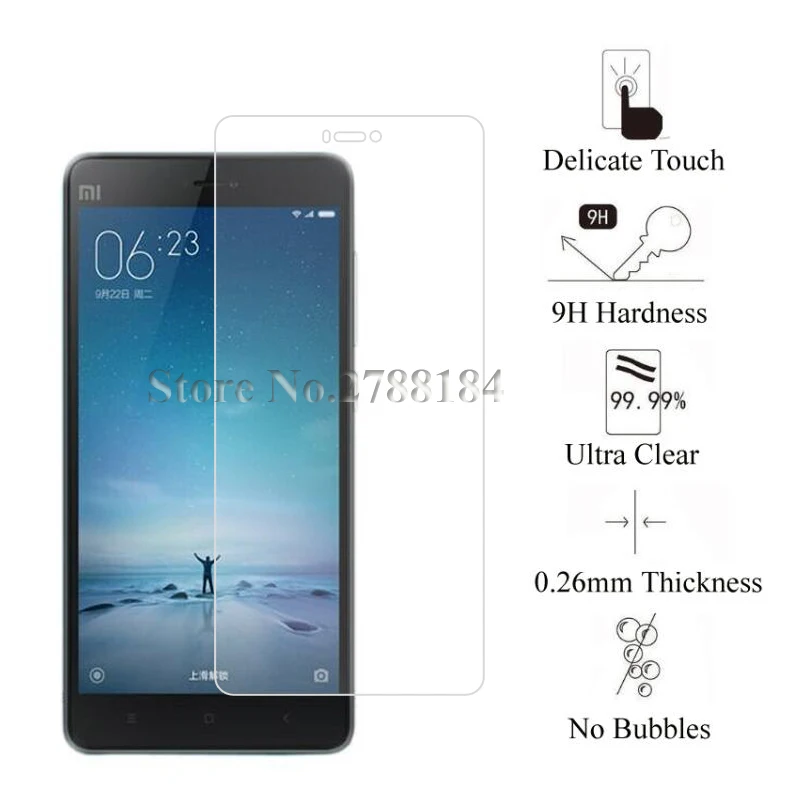 2 шт 9H 0,26 мм закаленное стекло для Xiaomi mi 4i mi 4C защитная пленка, стекло для Xiaomi mi 4C mi 4i стекло