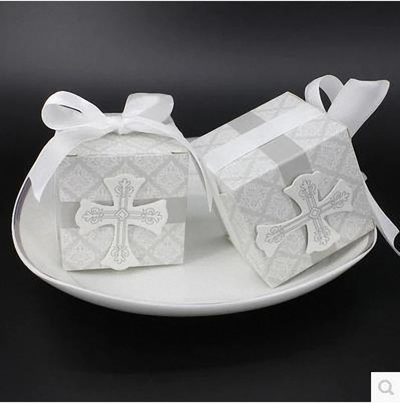 20 шт. DIY церковные Свадебные украшения крестообразные бумажные кубики конфетные