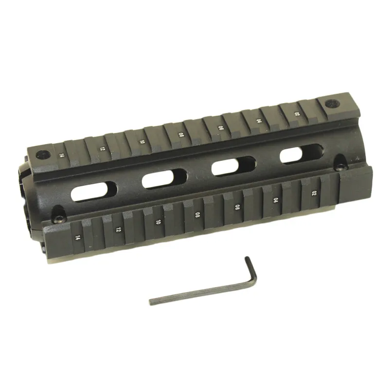 AR-15 M4 Handguard карабин 6,7 дюймов Airsoft рис Quad Rail 2 шт. Drop-In с креплением для крепления для тактическое для охоты для стрельбы