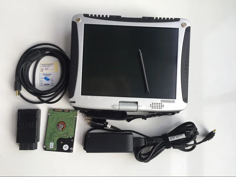 

DA-Dongle j2534 diagnostics elite obd2 software v145 hdd 160gb installed in laptop toughbook cf19 touch screen 2 years warranty