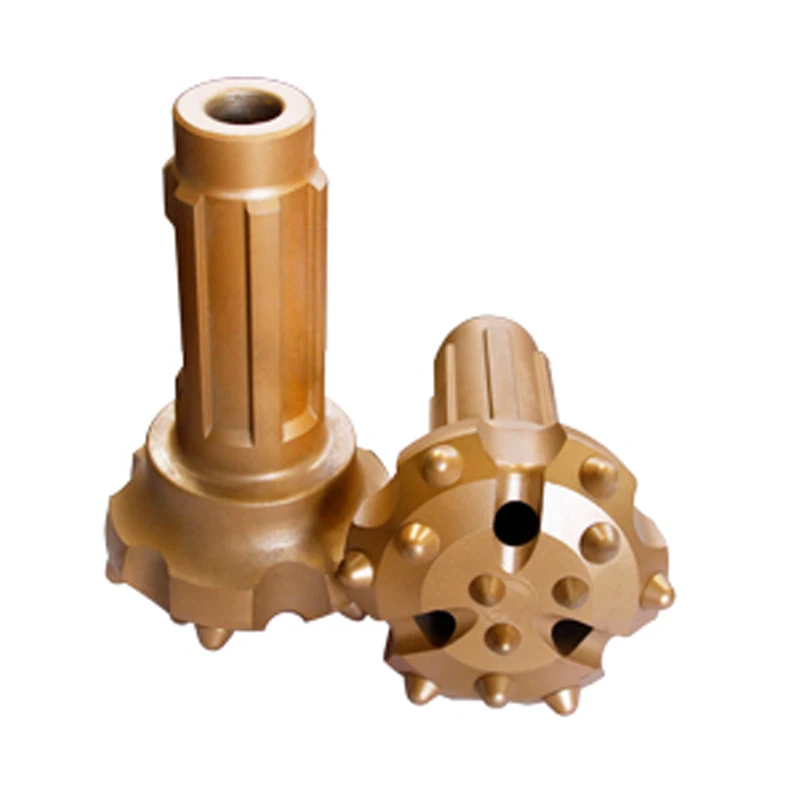 1pc DTH drill bit low wind pressure impactor Ore mining geological for high-speed rail subway tunnel rock drilling | Инструменты