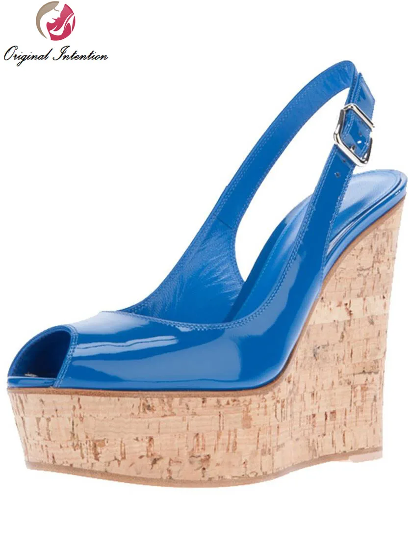 Женские босоножки на танкетке с открытым носком размеры 4 15|sexy open toe|women summer sandalswedge