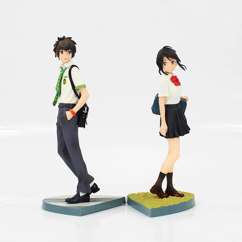 Фигурки героев японского аниме Kimino Na Wa Miyamizu Mitsuha фигурки игрушки куклы 2 шт./лот 22