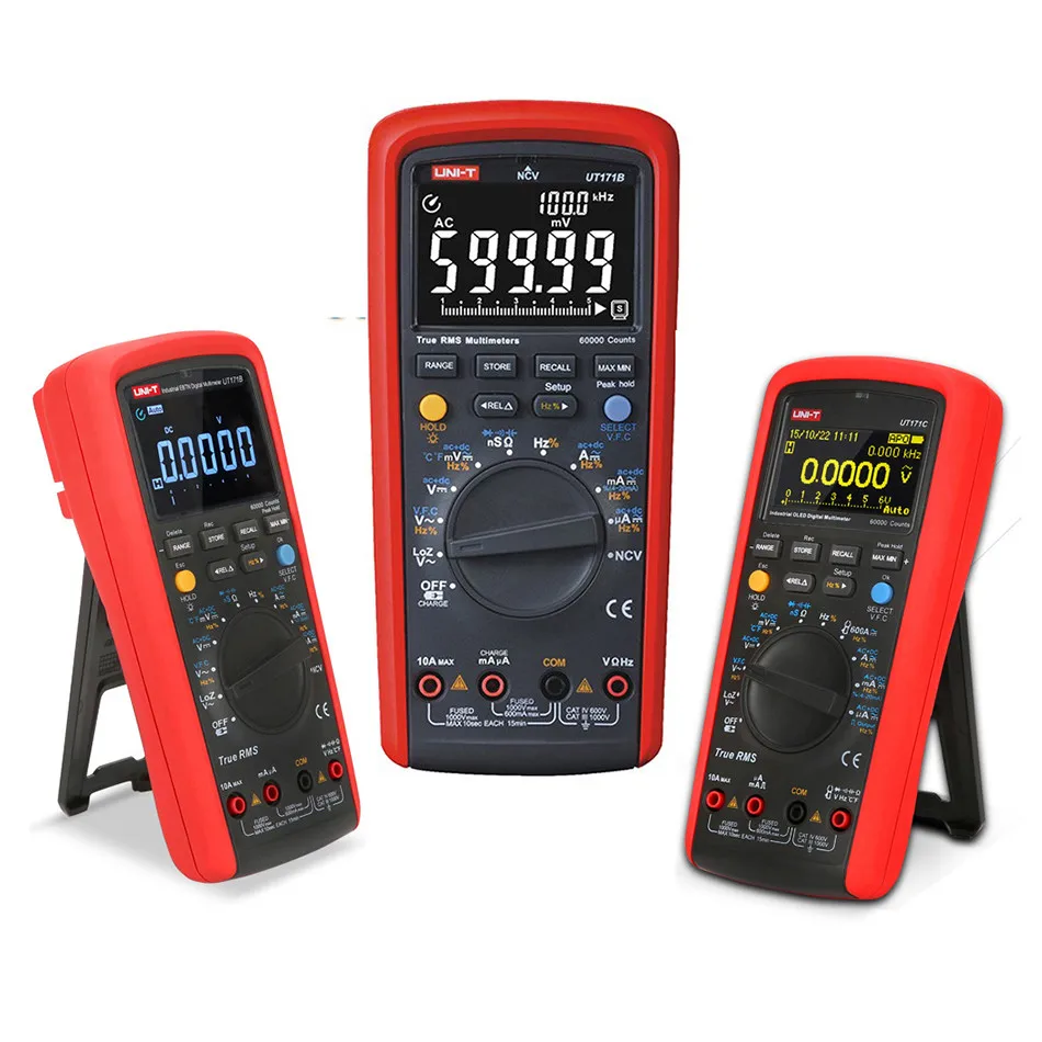 UNI T UT171A UT171B UT171C промышленных Правда RMS Цифровые мультиметры допуска НС