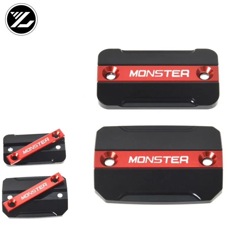 

New Motorcycle Accessories Fits For FOR DUCATI Hypermotard Monster 796 696 695 795 797 821 899 Brake fluid reservoir cap covers