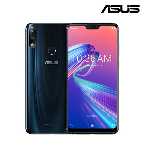 Midnight Blue Глобальная версия ASUS ZenFone Max Pro(M2) ZB631KL, 4 Гб ОЗУ, 64 Гб ПЗУ, 6,3 дюйма, 4G, LTE, смартфон Face ID, 5000 мАч, Android 8,1 - Цвет: Midnight Blue