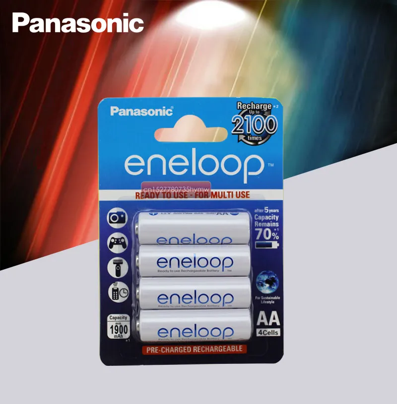 Panasonic AA batterie+ AAA batterie(AA 1900mAh с AAA 800 mAh) камера пульты дистанционного управления игрушки precharge цифровой аккумулятор