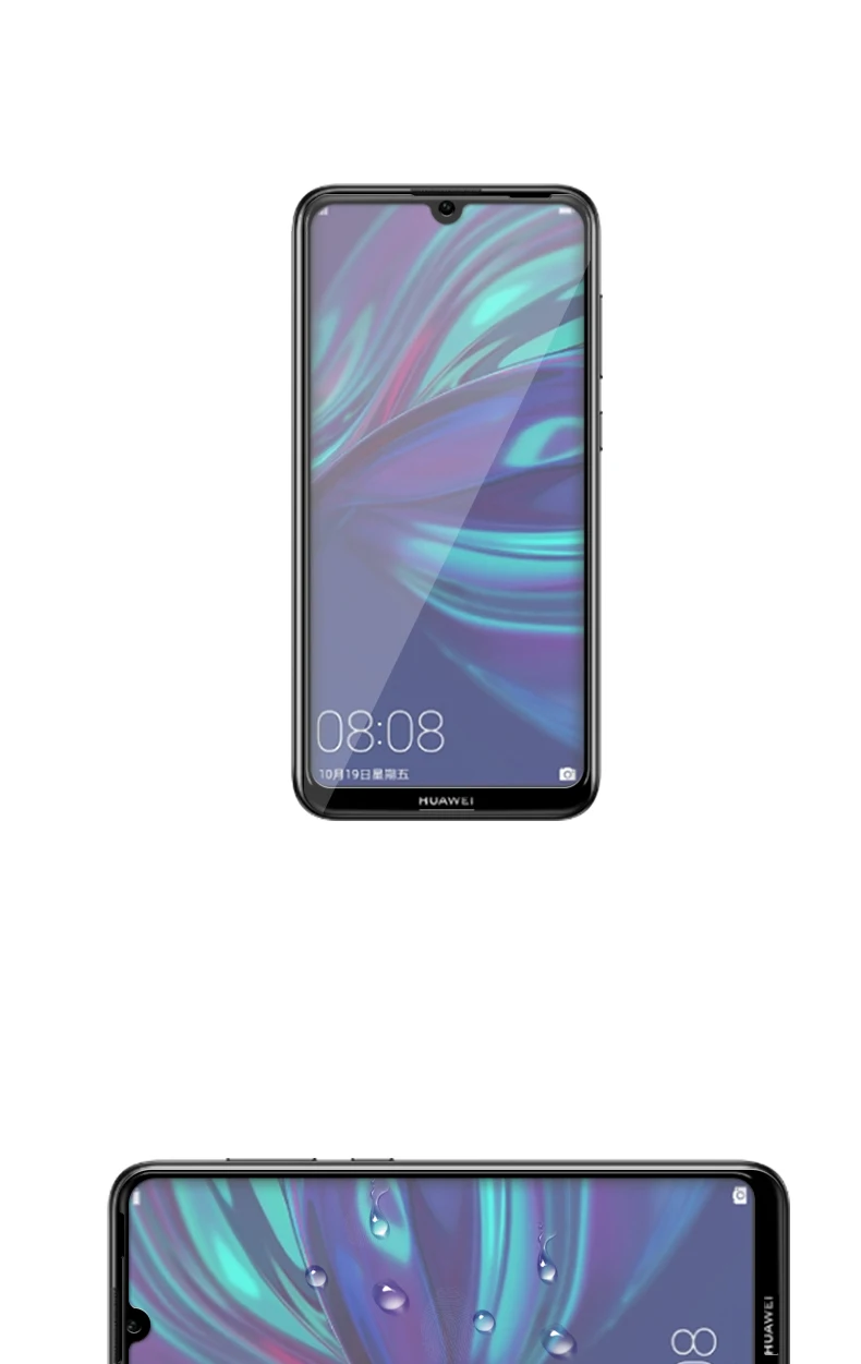 Для huawei Y6, Защитное стекло для экрана, полное покрытие, армированное закаленное стекло для huawei Y6 Pro Prime, защитная пленка