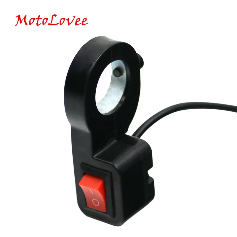 

Motolovee 22mm 7/8" Motorcycle Handlebar Switches Headlight Fog Brake Light Switch With Two Bullet Connectors