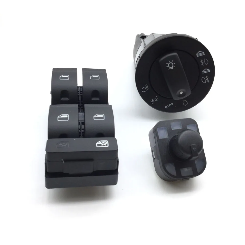 Новая кнопка переключения стеклоподъемника для передней фары 8E0959851B / 8E0959851D AUDI A4 OE