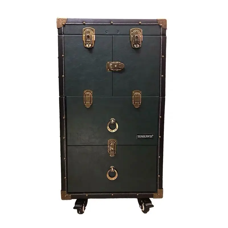 Лидер продаж! Новый мужской косметический чехол на колесиках в стиле ретро ящик