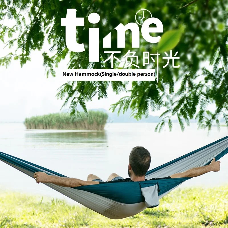 Naturehike уличные одиночные двойные гамаки утолщенные для кемпинга подвесная