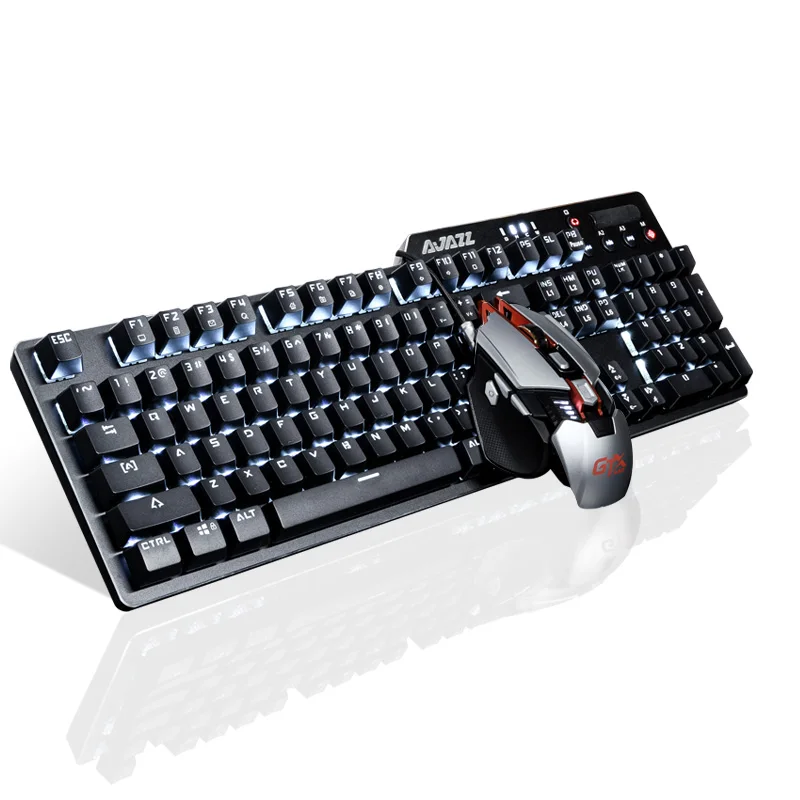 Ajazz AK35I + GTX 104 ключей anti ореолы 6 мультимедийных клавиш 32 бит игры чип обработки