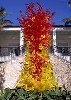 elegant special villa decoration garden art deco sculpture style murano glass sculpture