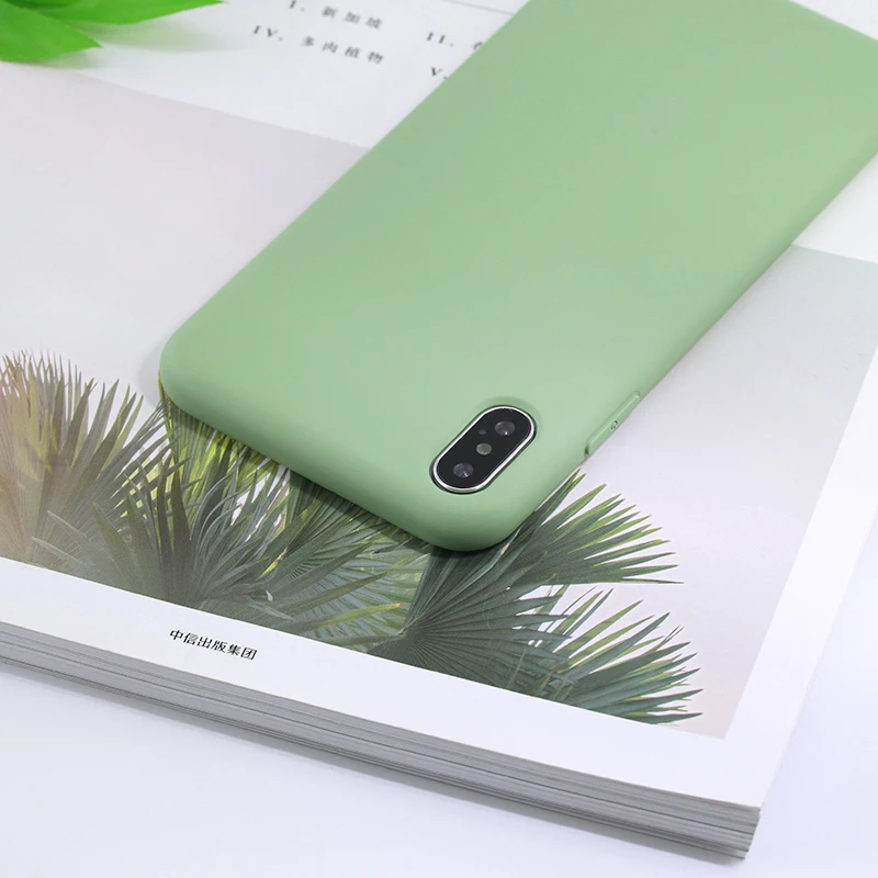 Модный однотонный силиконовый чехол для Xiaomi 9se 9 Coque матовый яркий цветной мягкий