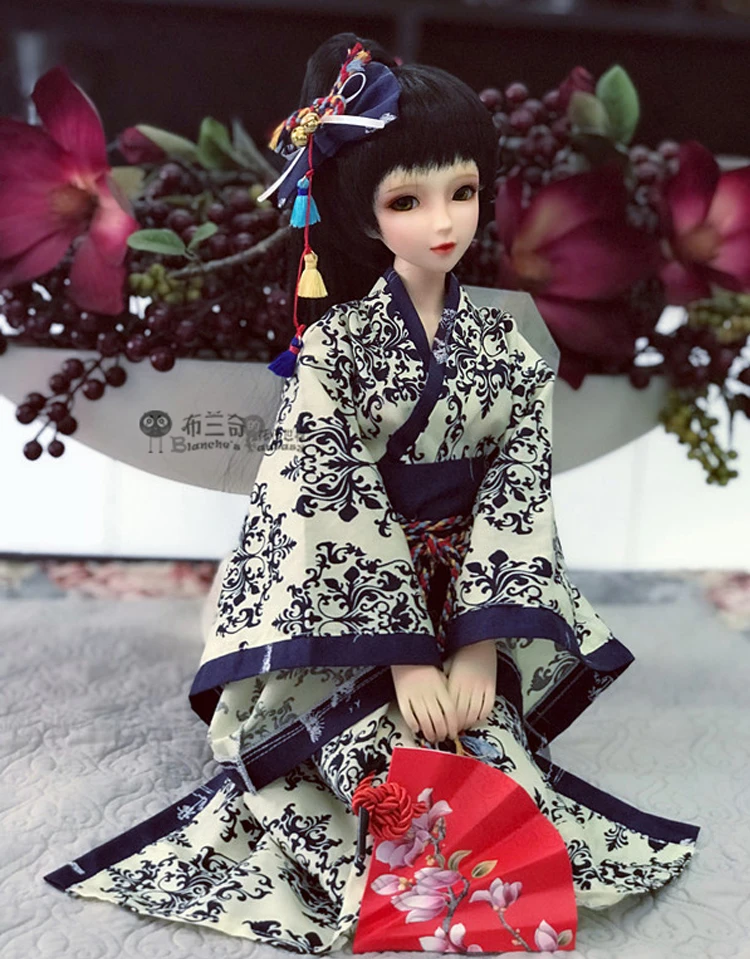 Одежда для куклы BJD/SD/детская одежда принцесса в японском этническом стиле