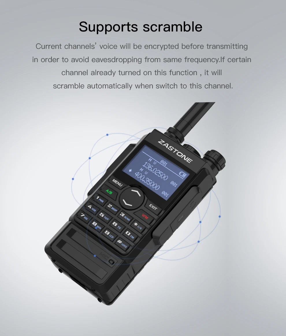 Zastone M7 рация 8 Вт Двухдиапазонная UHF 400-480 МГц/VHF 136-174 МГц 2600 мАч двойной PTT двухсторонний радио коммуникатор