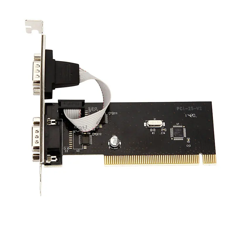 PCI-двойные последовательные порты RS232 Плата расширения управления интерфейсом