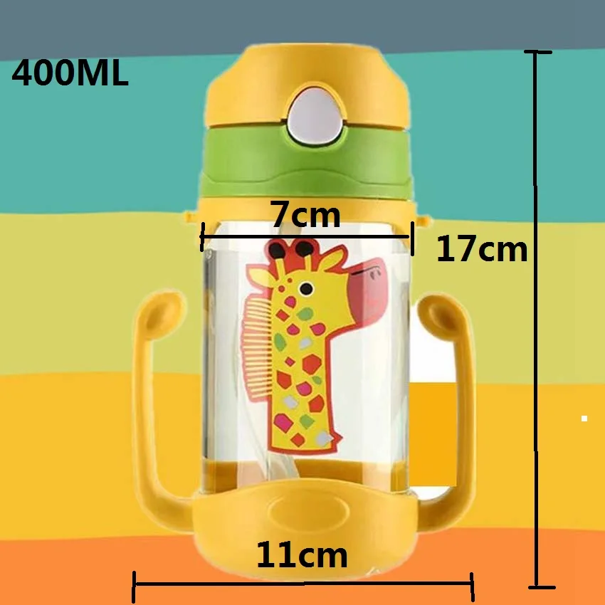 400ml силиконовая бутылочка соска дети учатся кофейные чашки на вынос бумажные