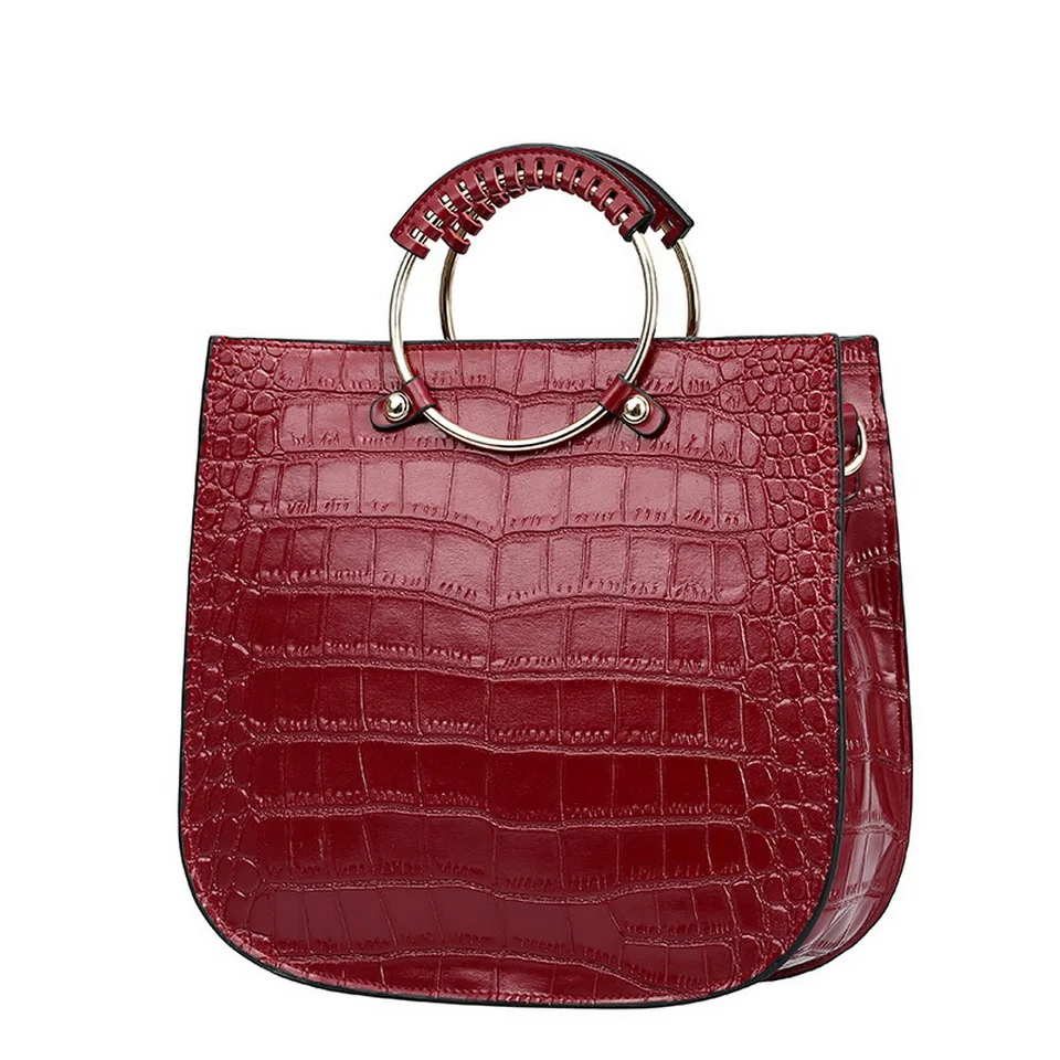 New Fashion Alligator Rristband Women's genuine leather handbag Shoulder bag crossbody bags for Women Messenger Tote | Багаж и сумки