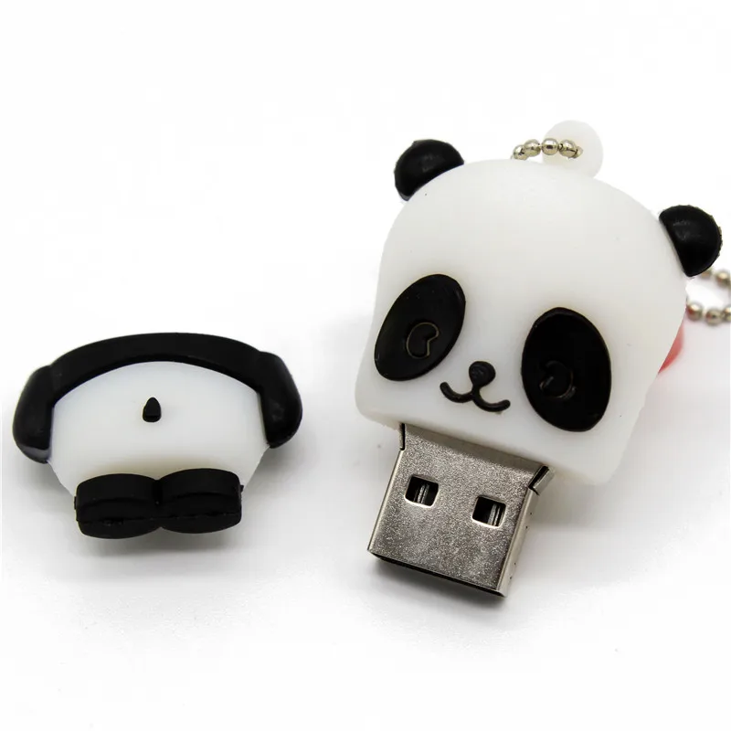 Быстрая USB 3 0 мультфильм панда флэш накопитель 256 ГБ 64 32 16 8 128 г память медведь кот
