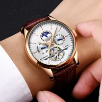 lige luxury brand men watches automatic mechanical watch tourbillon sport watches automatic date clock waterproof wristwatchox
