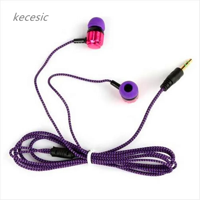 Kecesic портативный In Ear Проводная гарнитура наушники 3 5 мм музыкальные без