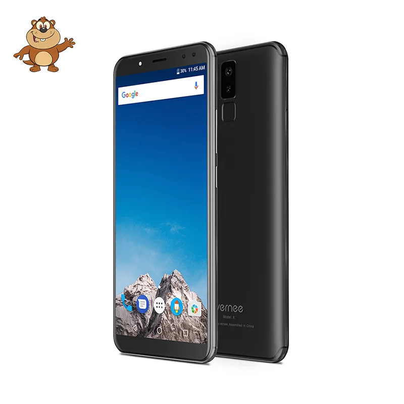 Оригинальный смартфон Vernee X cara huella dactilar ID 6 GB + 128 0 'ཎ: 9 FHD Android 7 1 MTK6763 Octa Core 6200