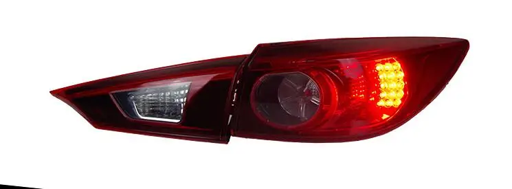 1 комплект бампера лампы для Mazda 3 габаритными задними фонарями 2014 ~ 2018 Mazda3 Axela