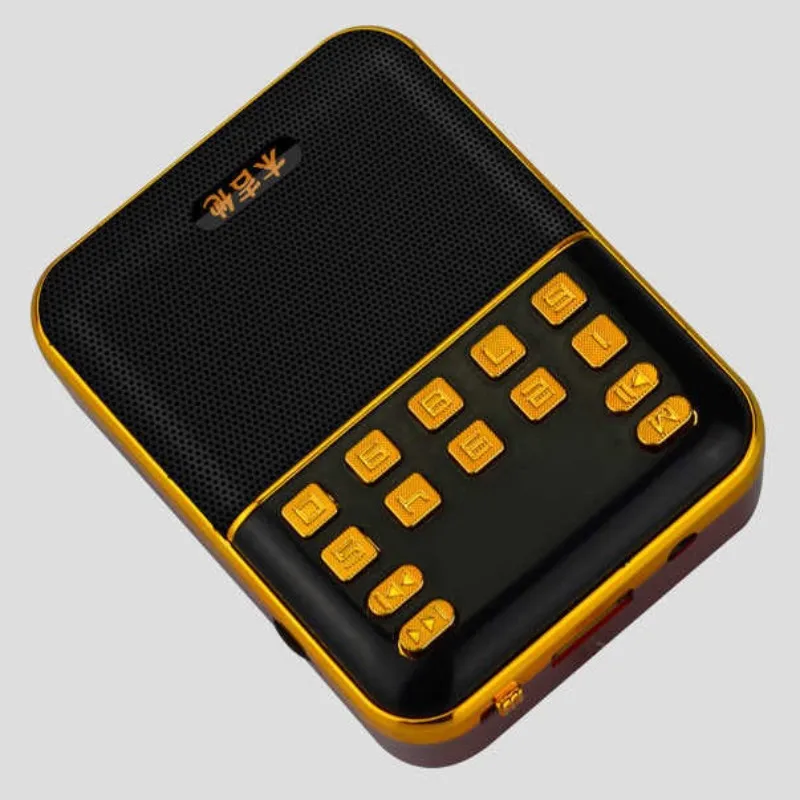 A108 светодиодный мини радиоприемник USB диск TF карта mp3 плеер портативный fm