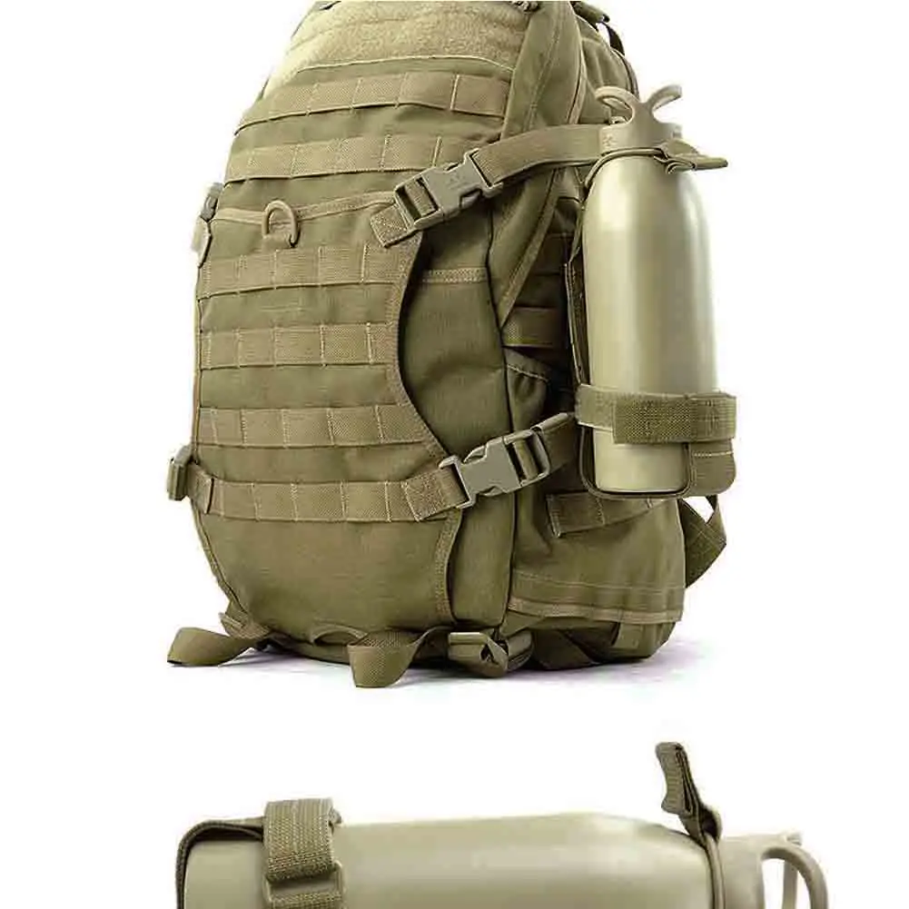 Минималистичный тактический Molle держатель для бутылки с водой для путешествий на открытом воздухе, кемпинга, пеших прогулок, портативный ремень, сумка-переноска, нейлоновая сумка