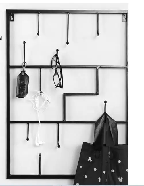 Кованый железный крюк ключ. Крючок для пальто. | Дом и сад