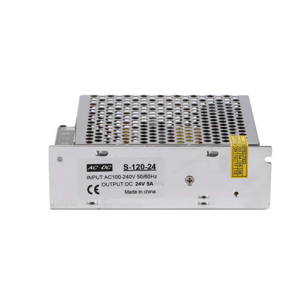 New Arrival DC 24V 5A 120W AC100-240V Switch LED Power Supply Driver Switching Transformer For Led Strip Light Display | Обустройство