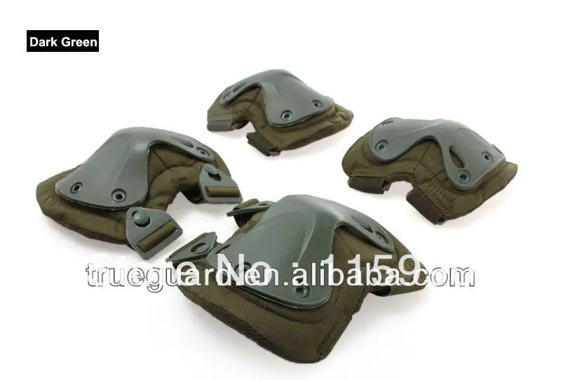 Army knee pads with cap Police tactical &amp elbow hard protection | Тематическая одежда и униформа