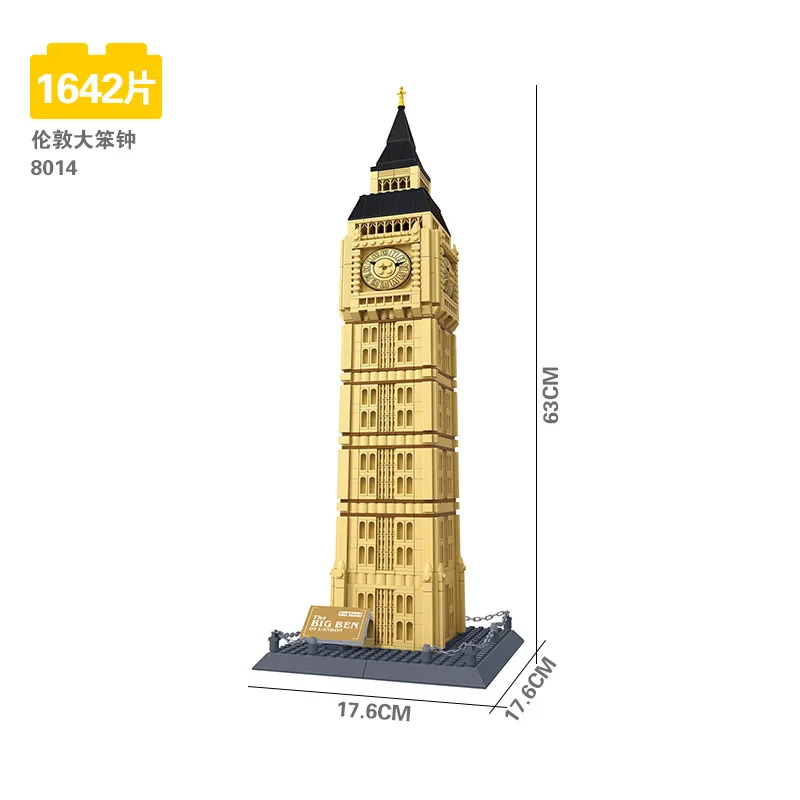 8014 Big Ben Creator 10253 модель Лондона строительные блоки детские образовательные