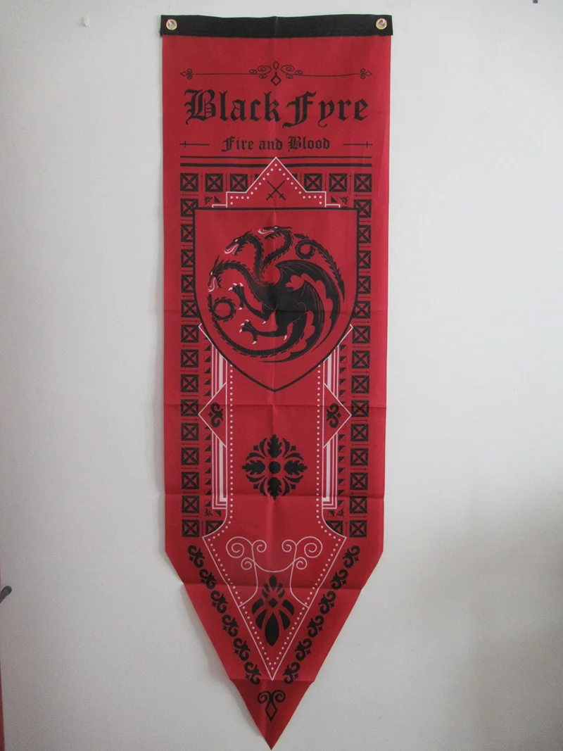 Blackfyre восстание Игра престолов баннер домашний Декор флаг дом Старк Таргариен Песнь Льда и Огня бар украшения флаги