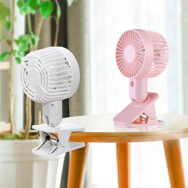 Fan Clip Electronic Double-Blade Air Cooling Table Adjustable USB Rechargeable Portable Home Office School | Бытовая техника