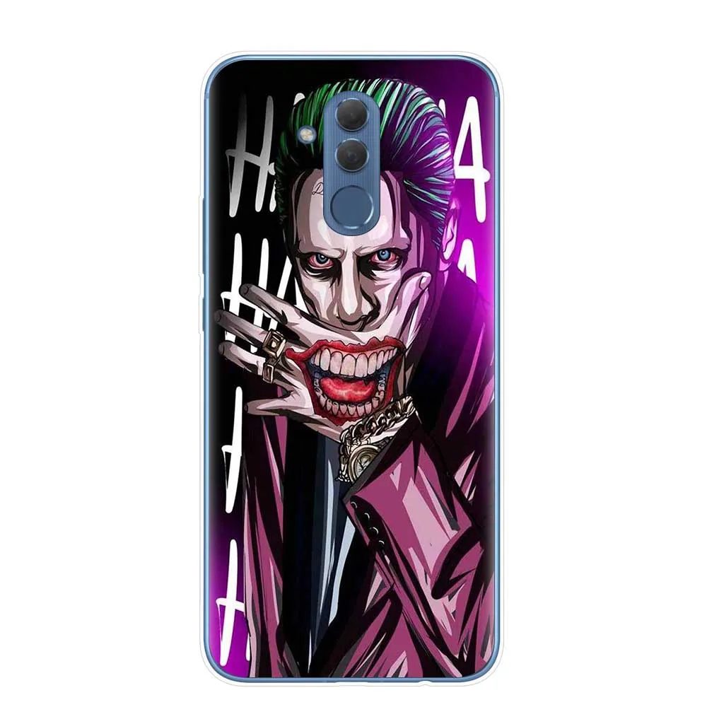 Marvel DC Comics Железный человек паук Джокер Бэтмен ТПУ чехол для телефона для huawei mate 10 20 Lite Pro Y5 Y6 Prime Y9