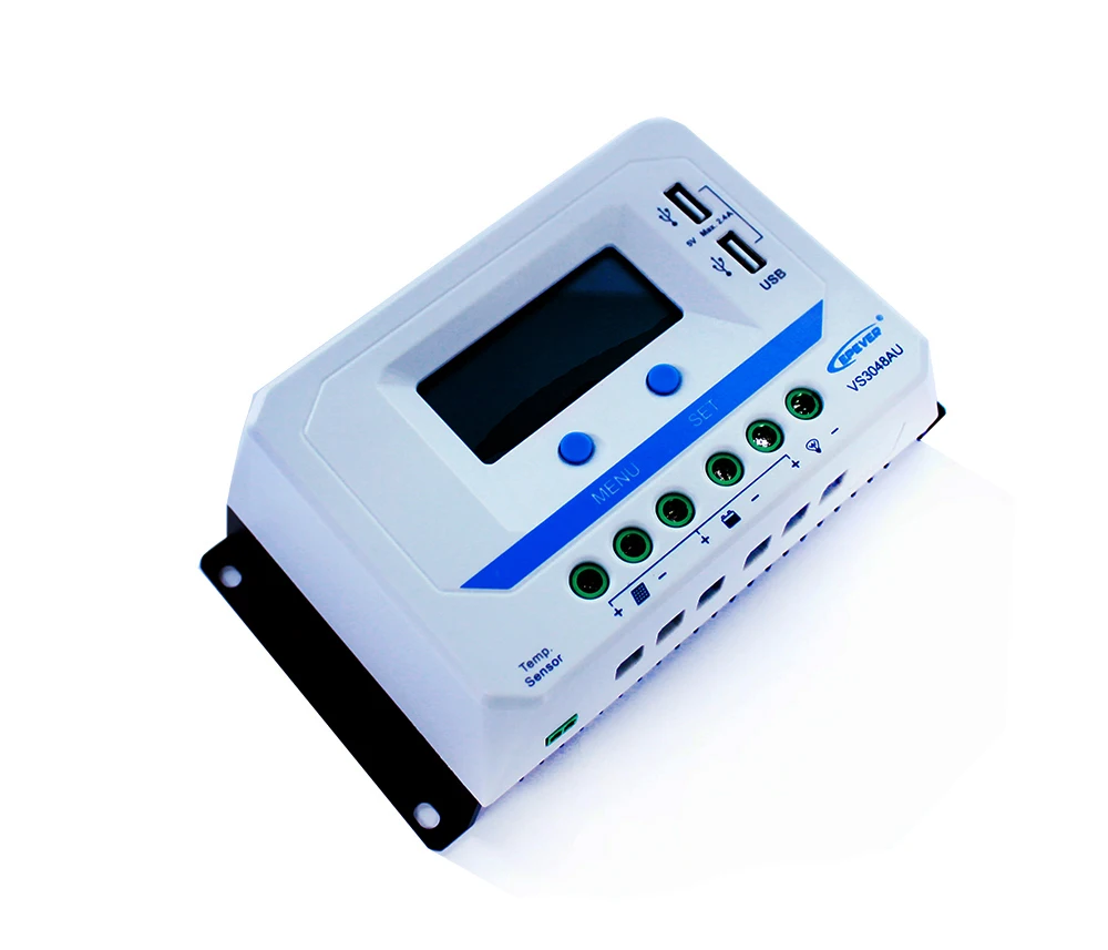 EPSolar vs3048au 30A 12 В 24 36 48 EP epever Новый VIEWSTAR Контроллер заряда ЖК дисплей дисплей|charge