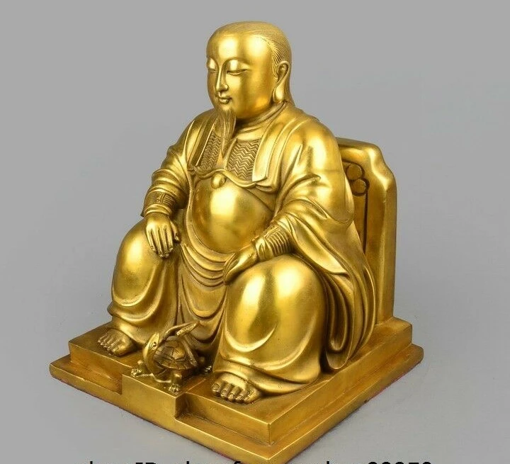Китайский латунный воин базальтическая змея черепаха XuanTian ZhenWu император Бог